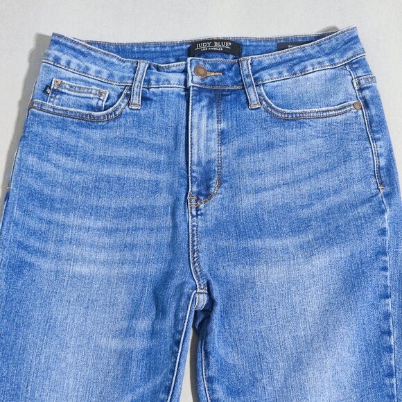 Judy Blue jeans women's size 9/29 (27) denim blue colour skinny fit high rise - Picture 2 of 15